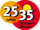 Logo 25 Jahre 35 Std
