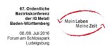IG Metall - Bezirkskonferenz