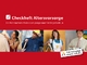 Brosch&uuml;re: Checkheft Altersvorsorge