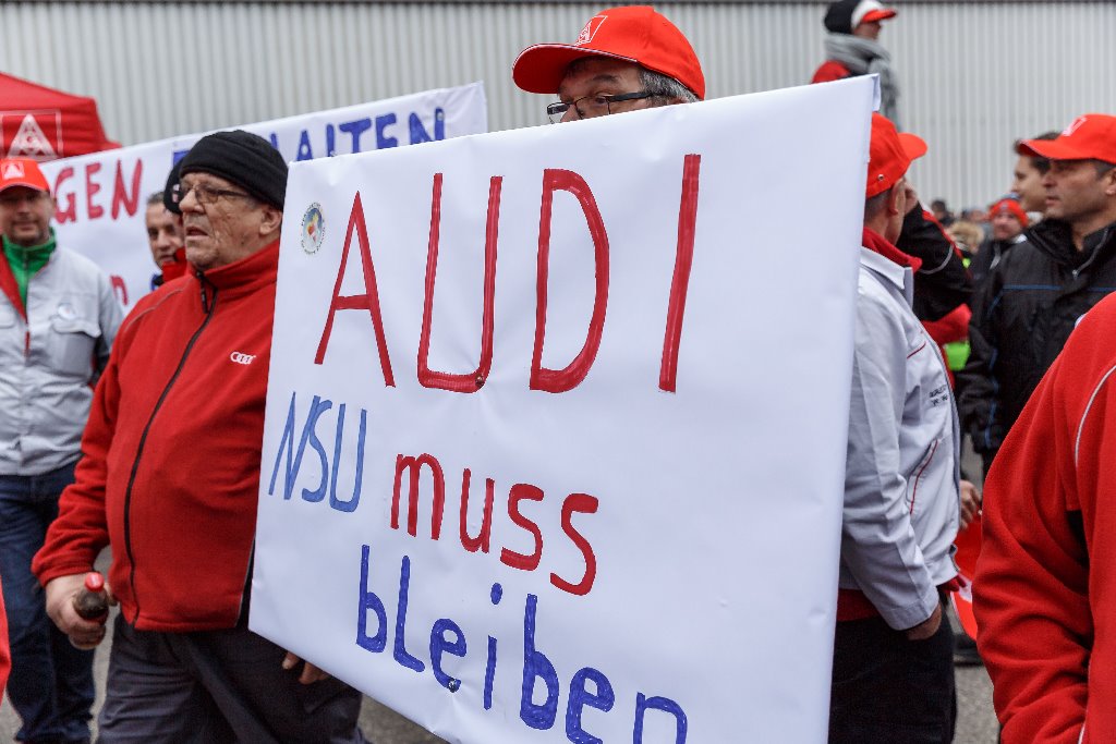 Fur Eine Gute Zukunft Audi Neckarsulm Ig Metall Baden Wurttemberg