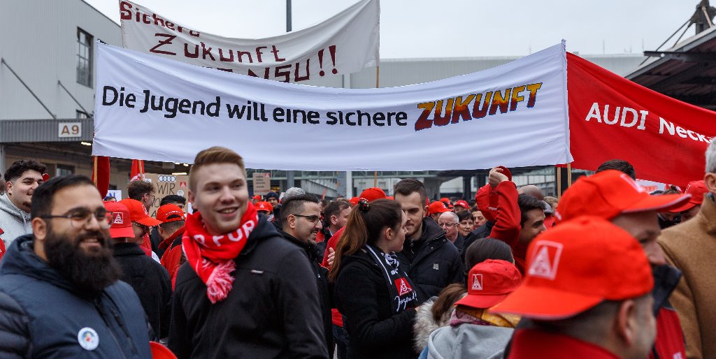 Fur Eine Gute Zukunft Audi Neckarsulm Ig Metall Baden Wurttemberg