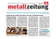 Artikel Metallzeitung 9/2008