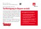Tarif - Newsletter Nr. 5/2013