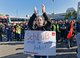 Aktionstag gegen den Missbrauch von Werkvertraegen - Joerg Hofmann bei Daimler in UT/Mettingen