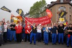 Warnstreik in Mannheim MB/EvoBus am 02.05.12 Warnstreik in Mannheim MB/EvoBus am 02.05.12