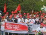 Warnstreik in Nagold vor Nicolay 09.05.12