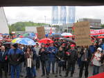 Warnstreik bei Röhm, Sontheim, 16. Mai 2012 Warnstreik bei Röhm, Sontheim, 16. Mai 2012