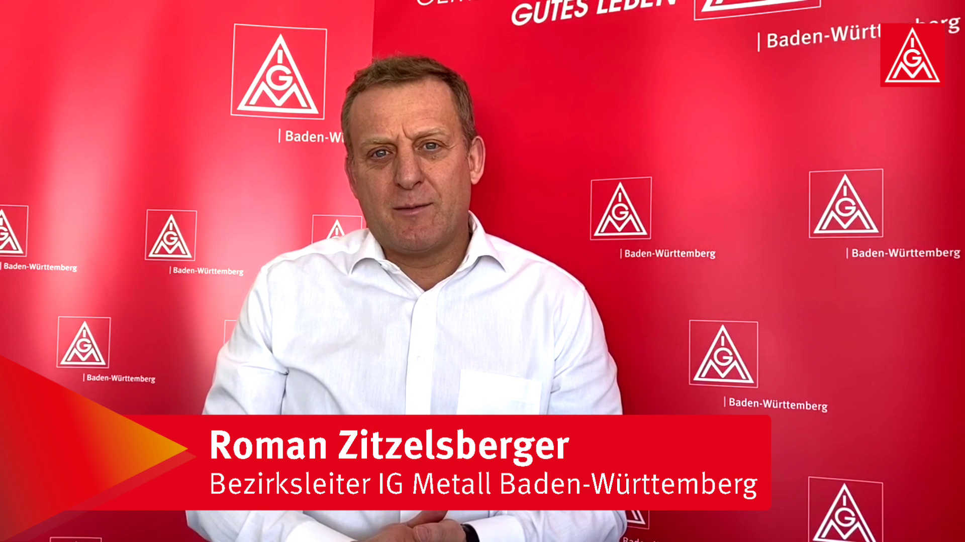 IG Metall-Bezirksleiter Roman Zitzelsberger