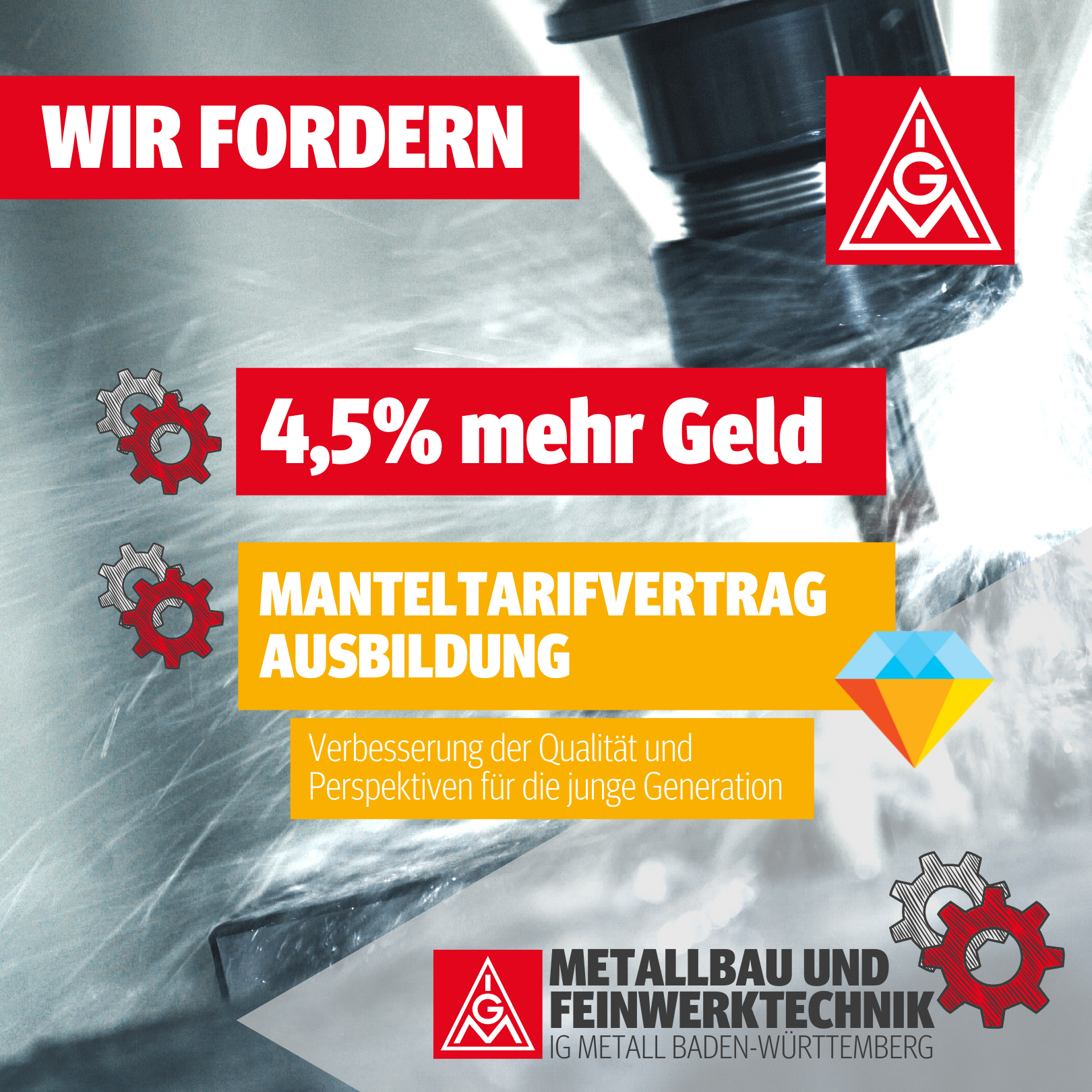 Für mehr Geld und eine bessere Ausbildung