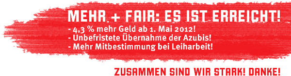 Mehr + Fair: Es ist erreicht!